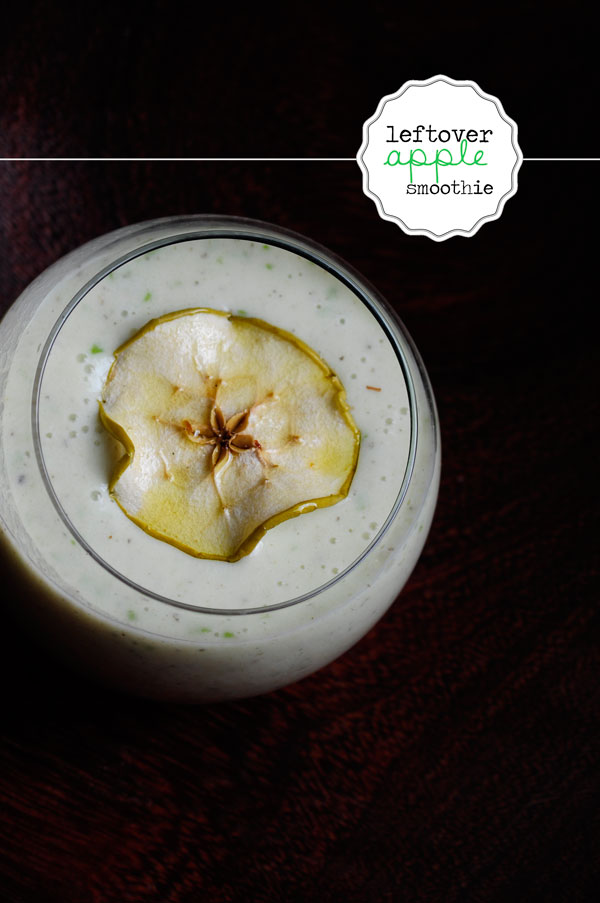An apple smoothie for now and later