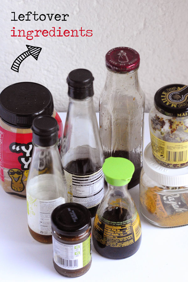 DIY Dressings from Leftover Bottled Ingredients