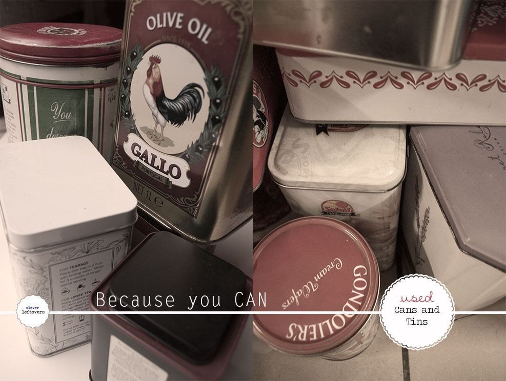 Used cans and tins get a new life