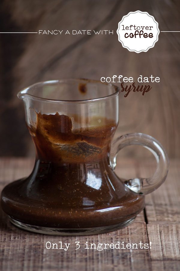 A date with leftover coffee